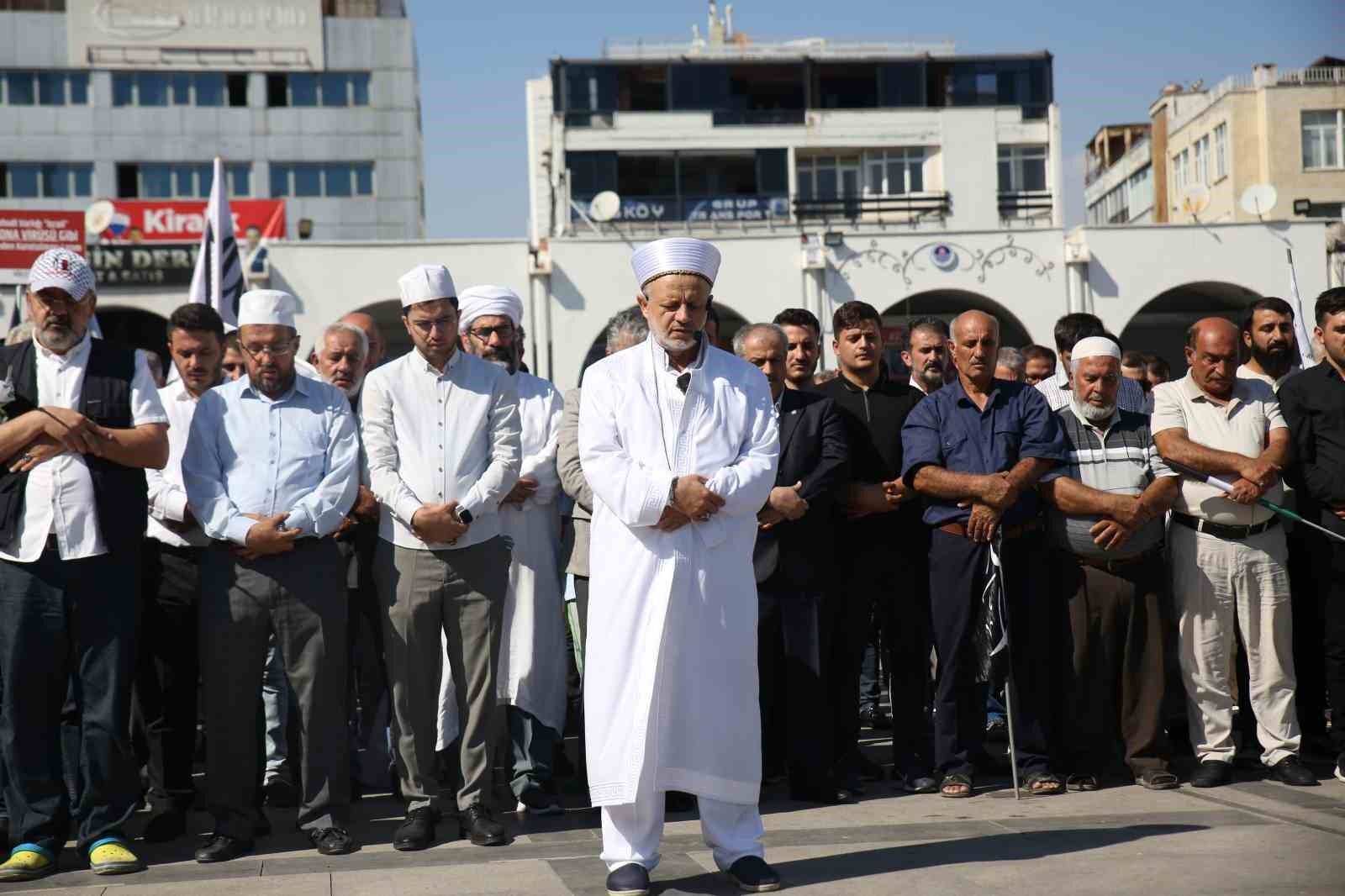 Mersin’de İsrail protestosu