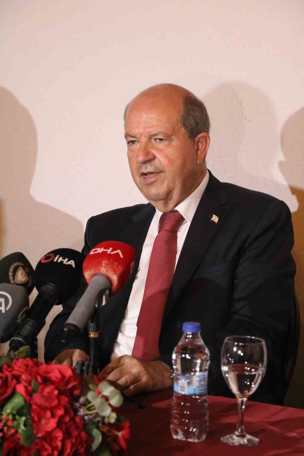 KKTC Cumhurbaşkanı Tatar, İsrail’in Filistin’e saldırılarıyla ilgili olarak ‘soykırım’ ifadesi kullandı