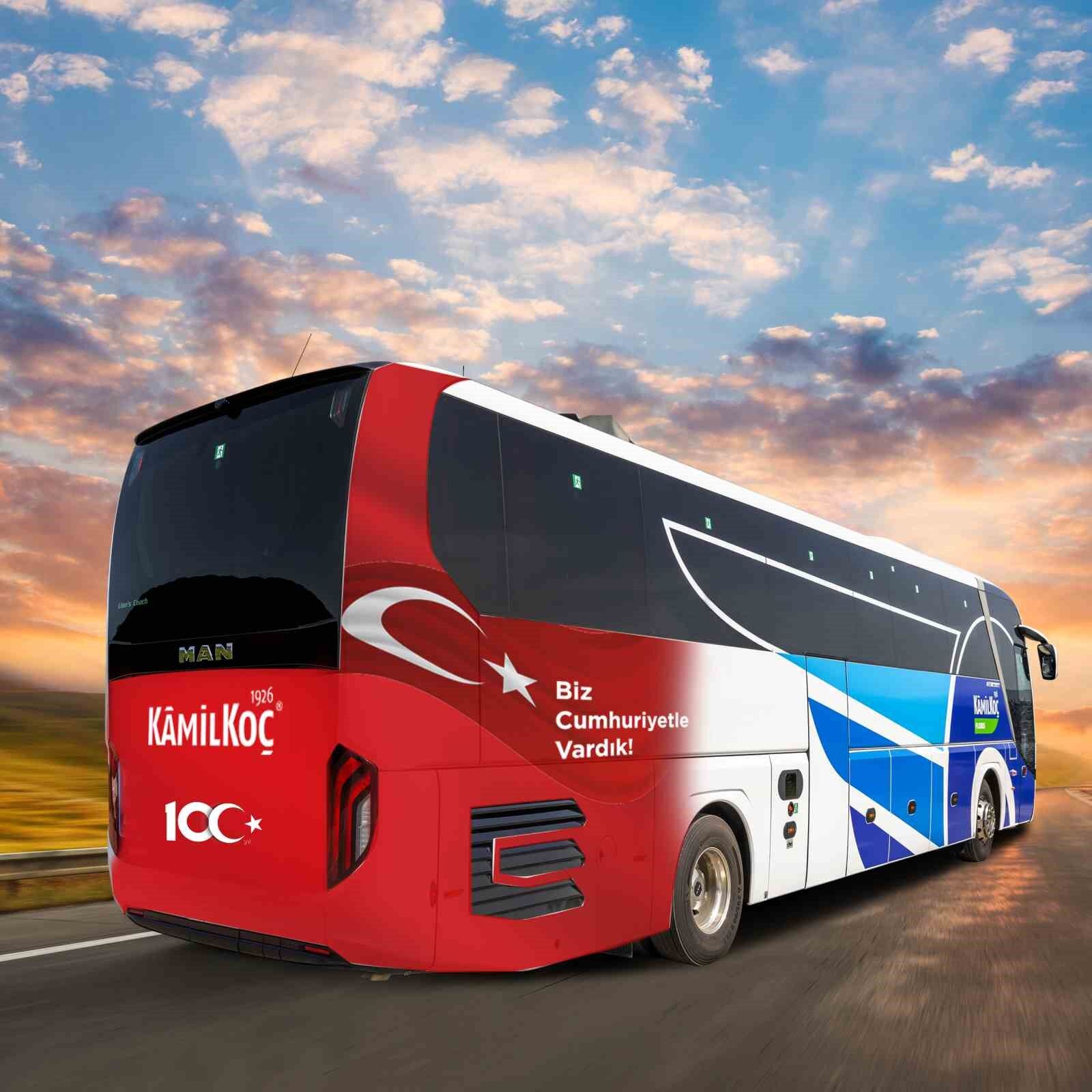 Kâmil Koç Cumhuriyet’in 100’üncü yılı anısına araçlarını özel tasarımlarla giydirdi