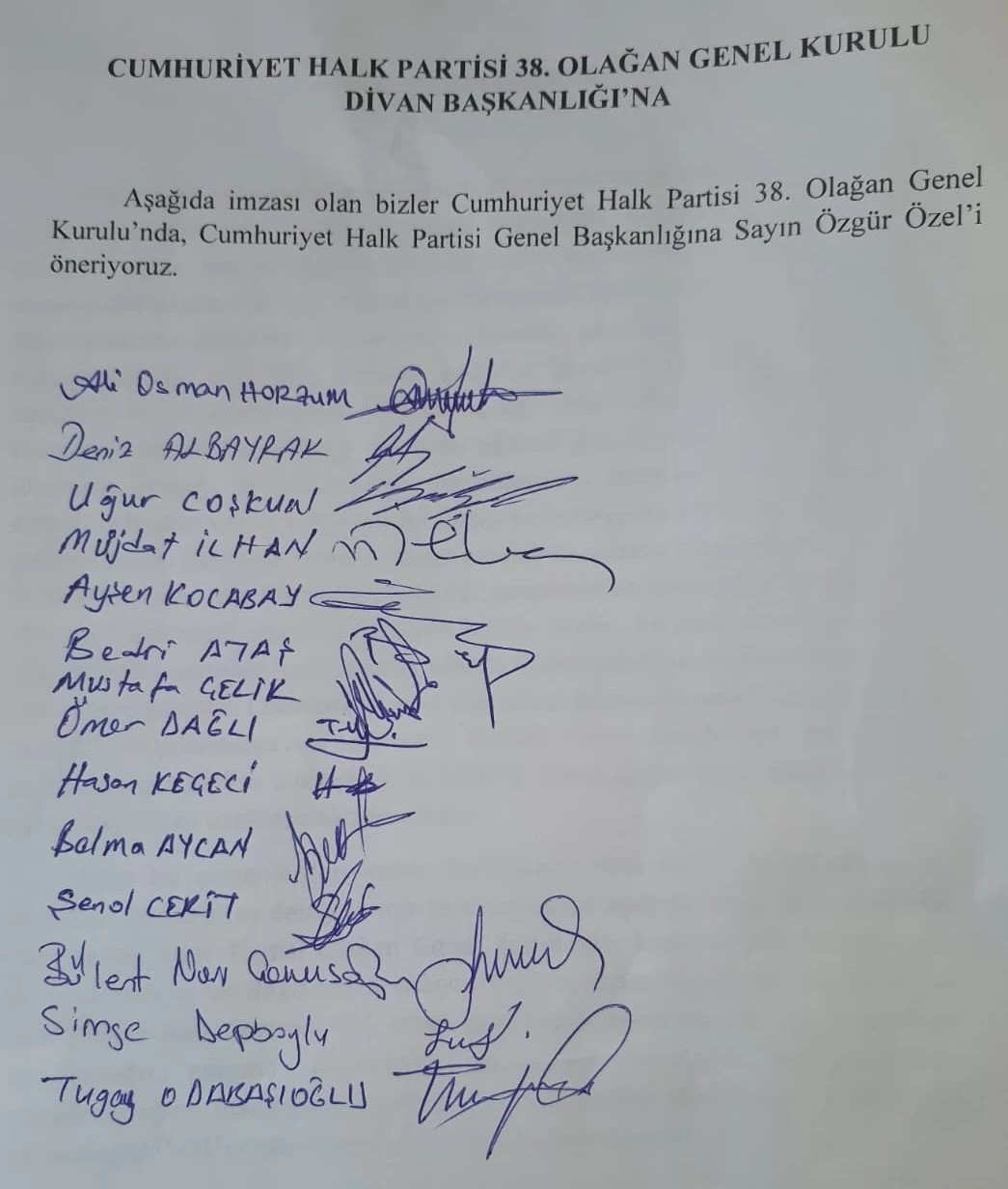 Denizli CHP teşkilatından Kılıçdaroğlu’na şok