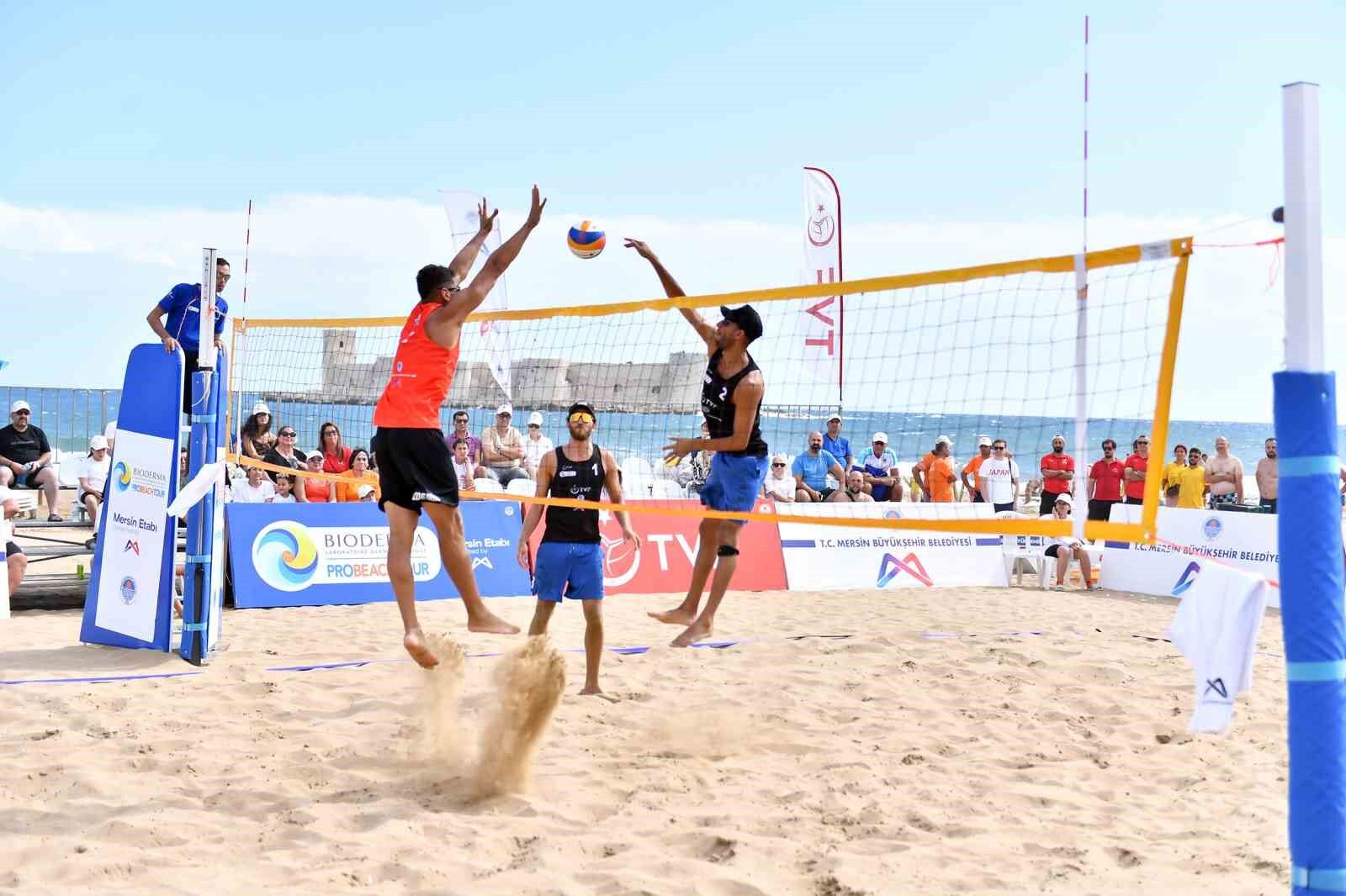 ’Pro Beach Tour Plaj Voleybolu Mersin Etabı’ sona erdi
