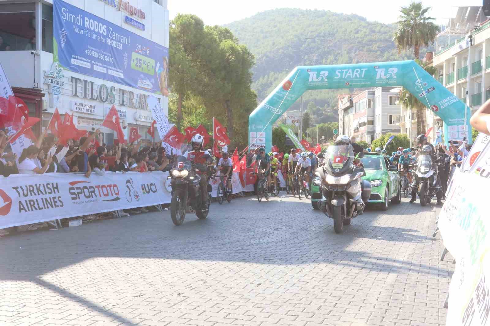 Cumhurbaşkanlığı Bisiklet Turu Fethiye - Marmaris etabı başladı