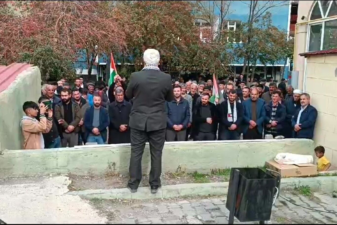 Ağrı’da İsrail’in katliamları protesto edildi