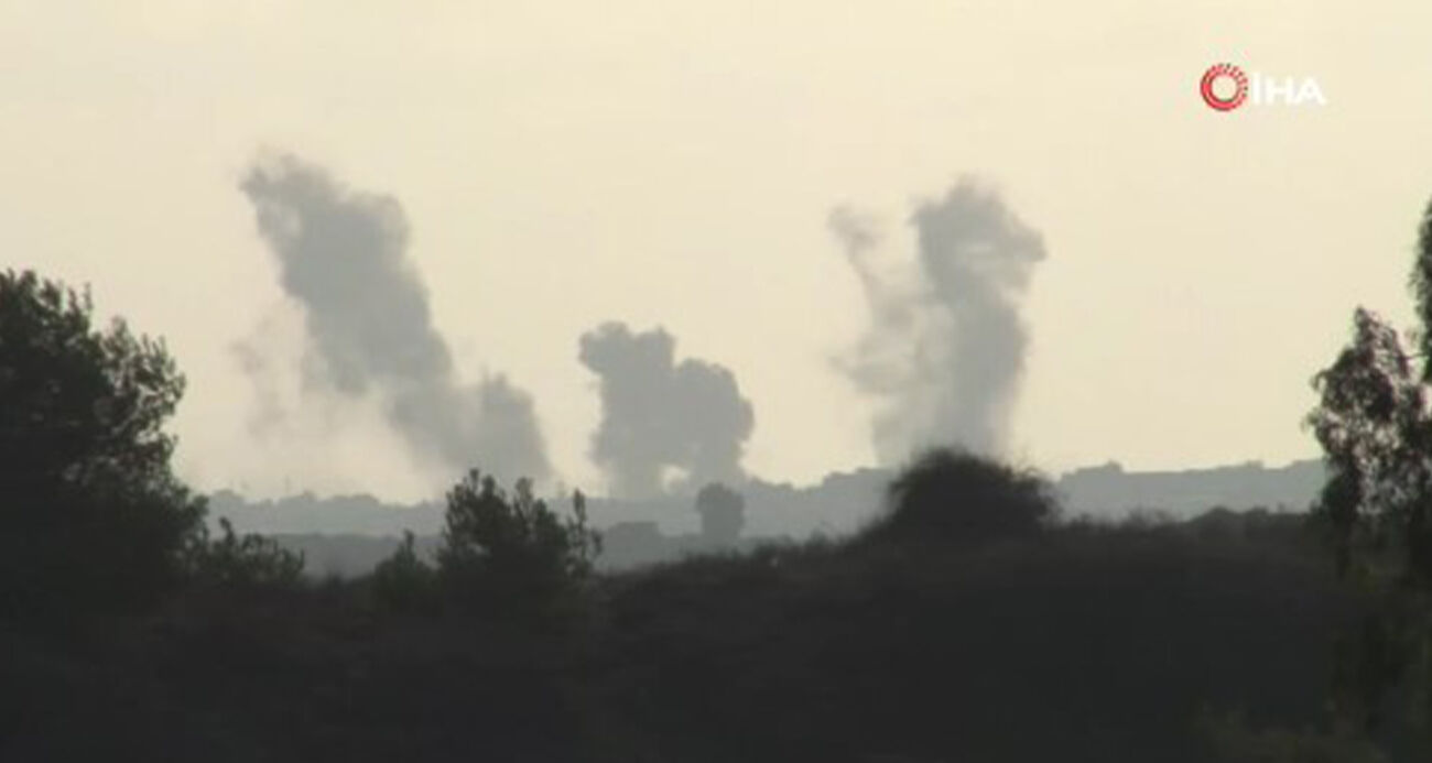 İsrail, Gazze'de gece boyu 100'den fazla noktayı vurdu