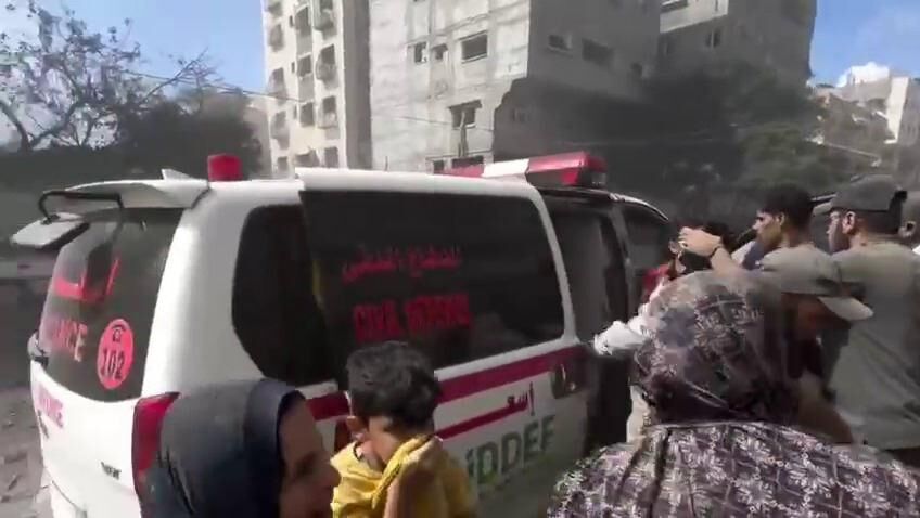 İsrail Gazze'ye bomba yağdırıyor! İDDEF, yaraları sarmaya devam ediyor