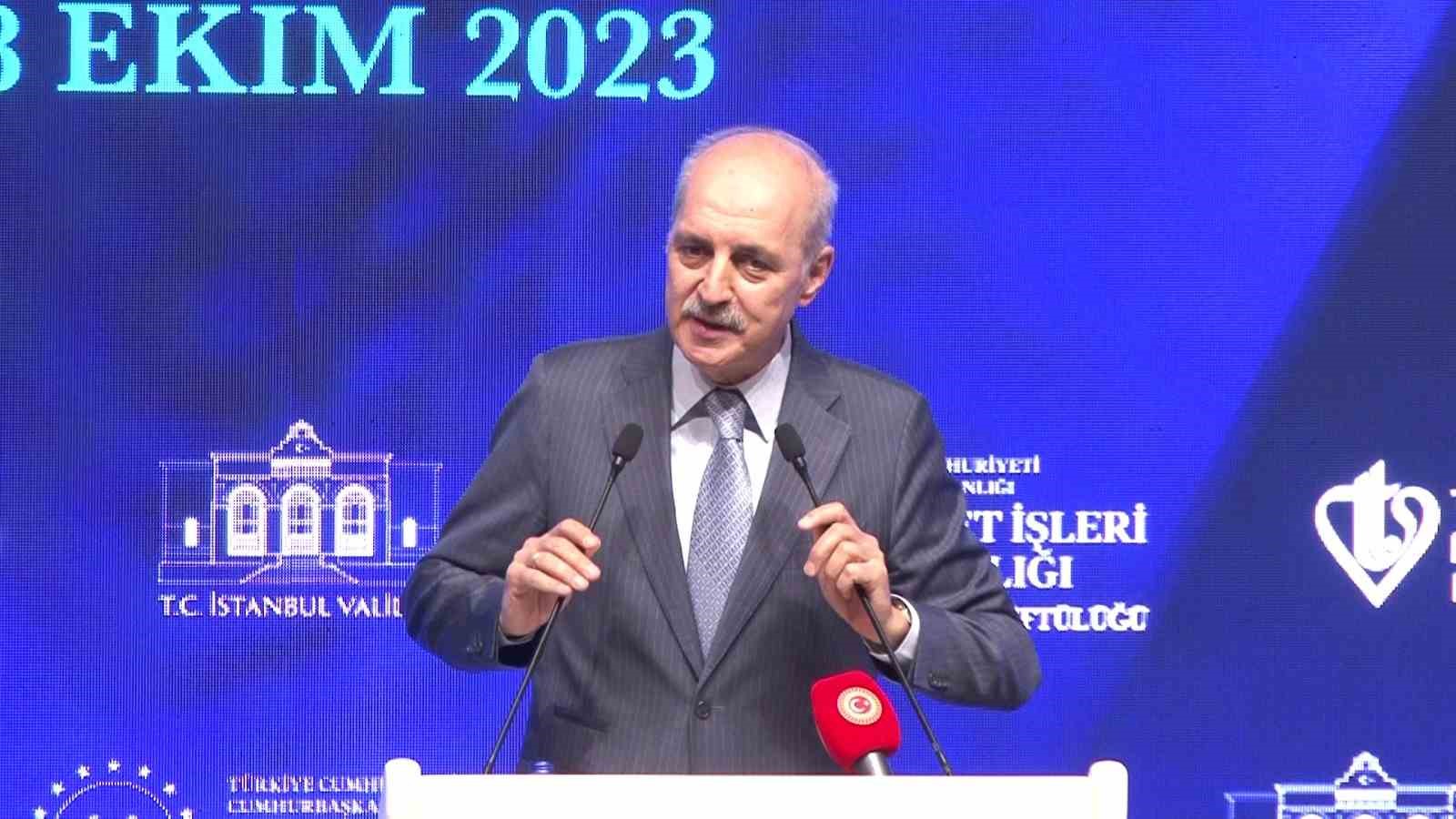 Meclis Başkanı Kurtulmuş: 