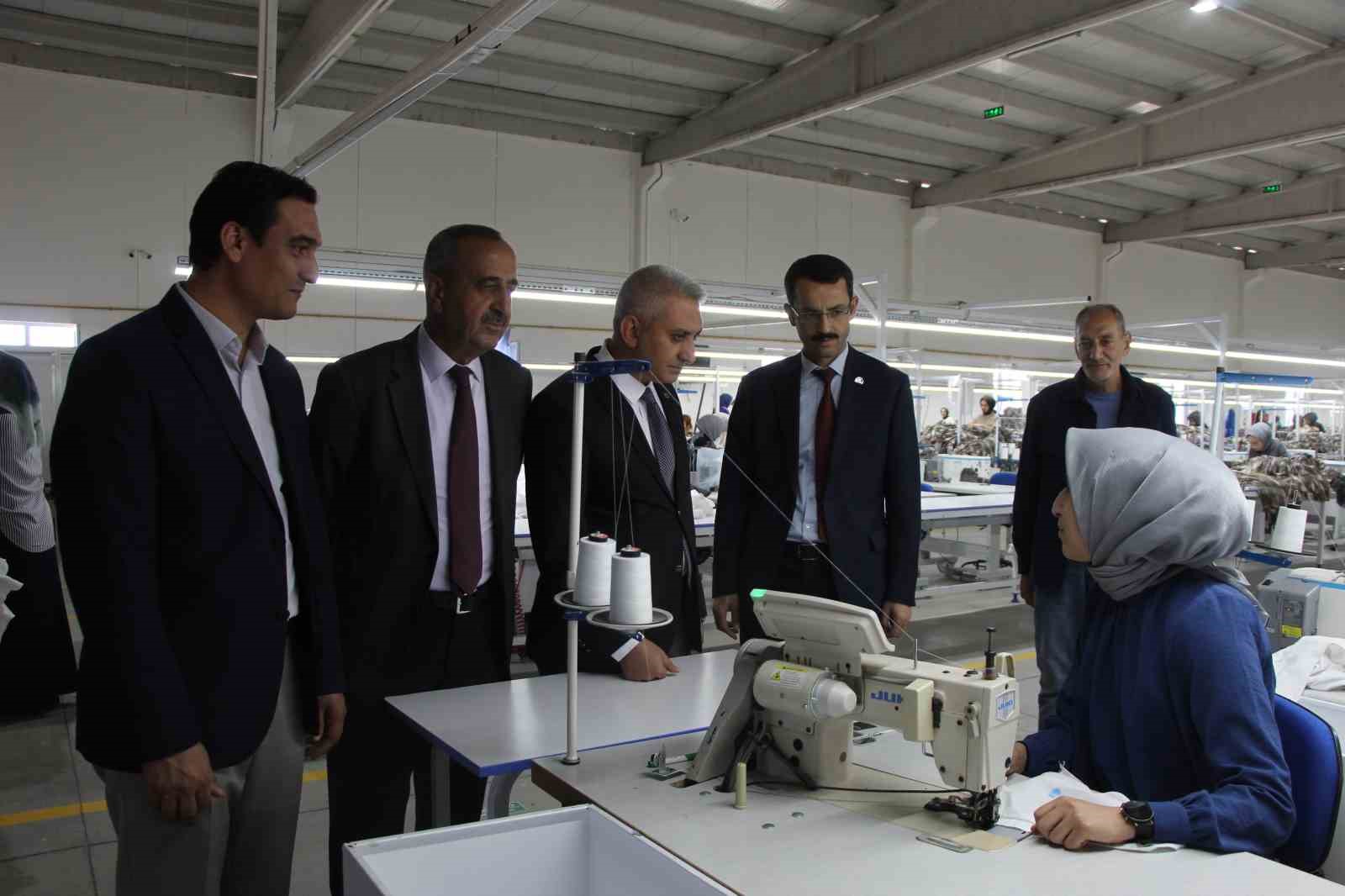 Bingöl’deki tekstil fabrikaları tamamlandığında bin 400 kişi istihdam edilecek