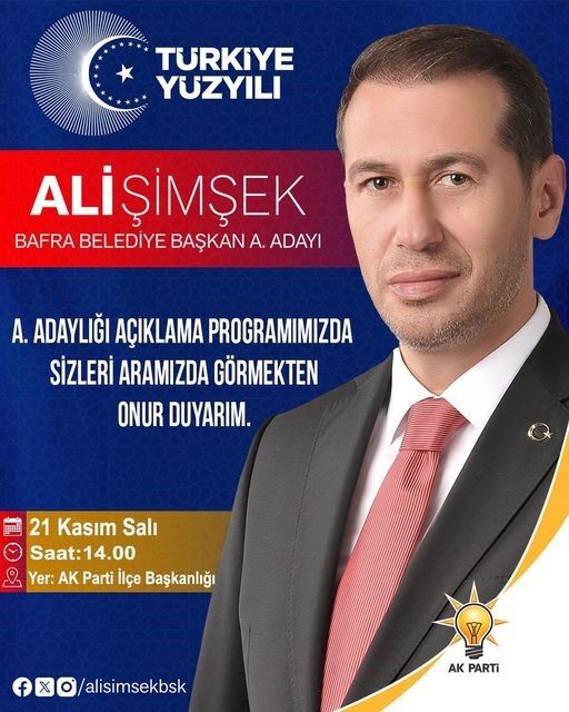 Samsun Valiliği Özel Kalem Müdürü adaylık için istifa etti