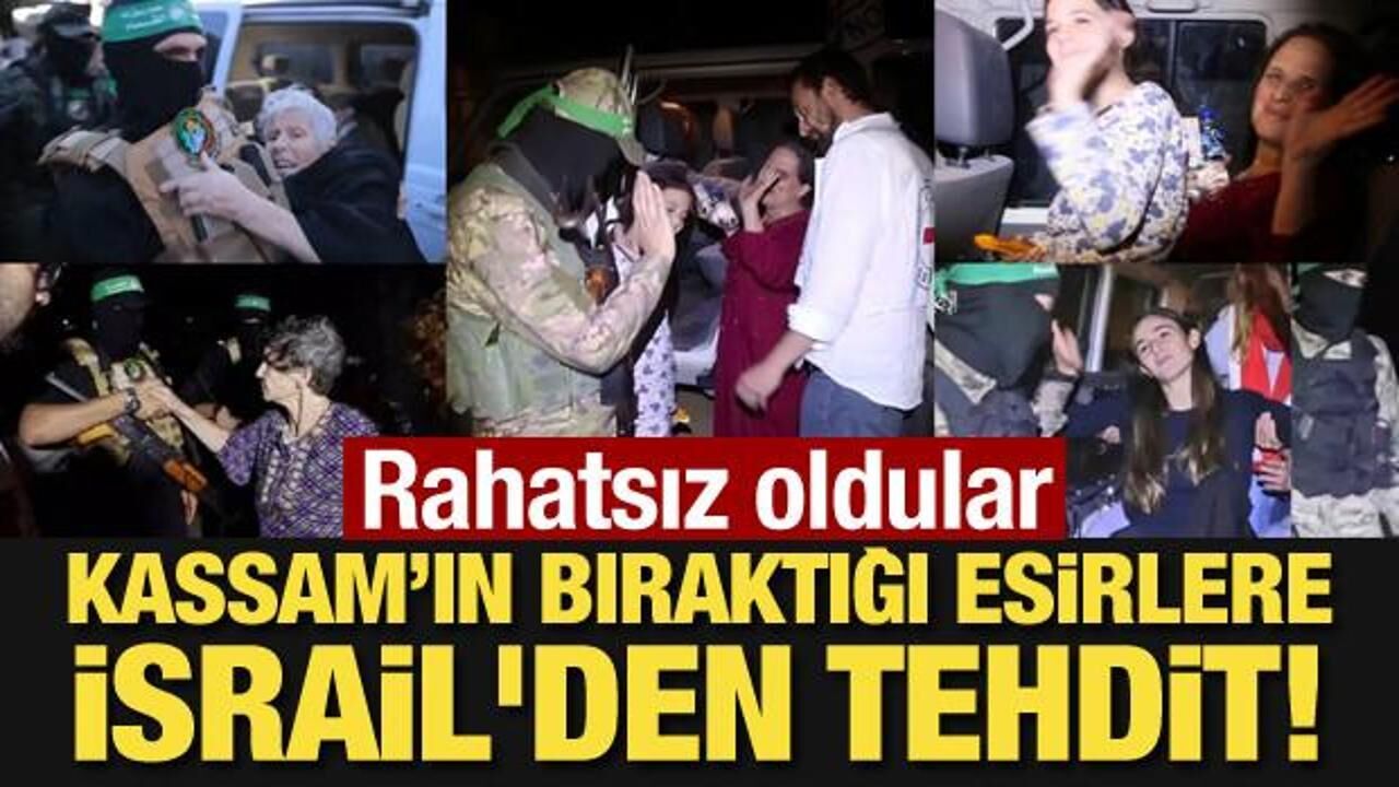 Esir takasında 3'üncü günde yine benzer tablo! İsrailliler Kassam askerlerine el salladı