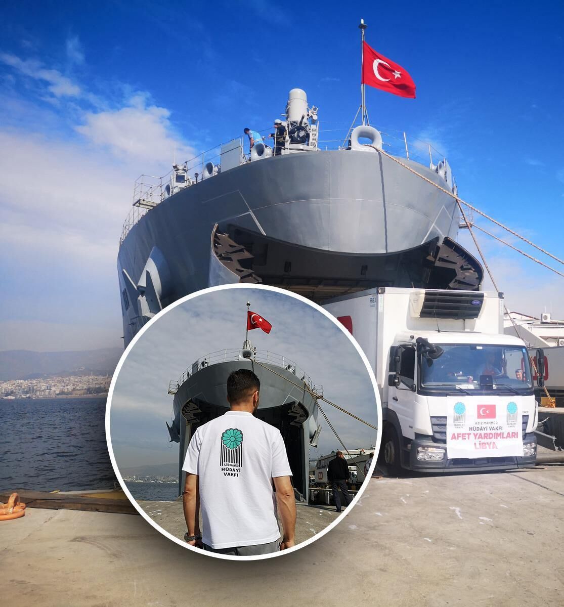 Aziz Mahmud Hüdayi Vakfı Libya'da yaraları sarmaya çalışıyor