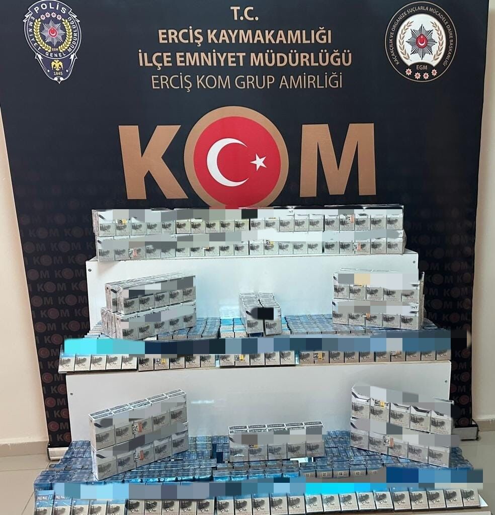 Van’da gümrük kaçağı malzemeler ele geçirildi