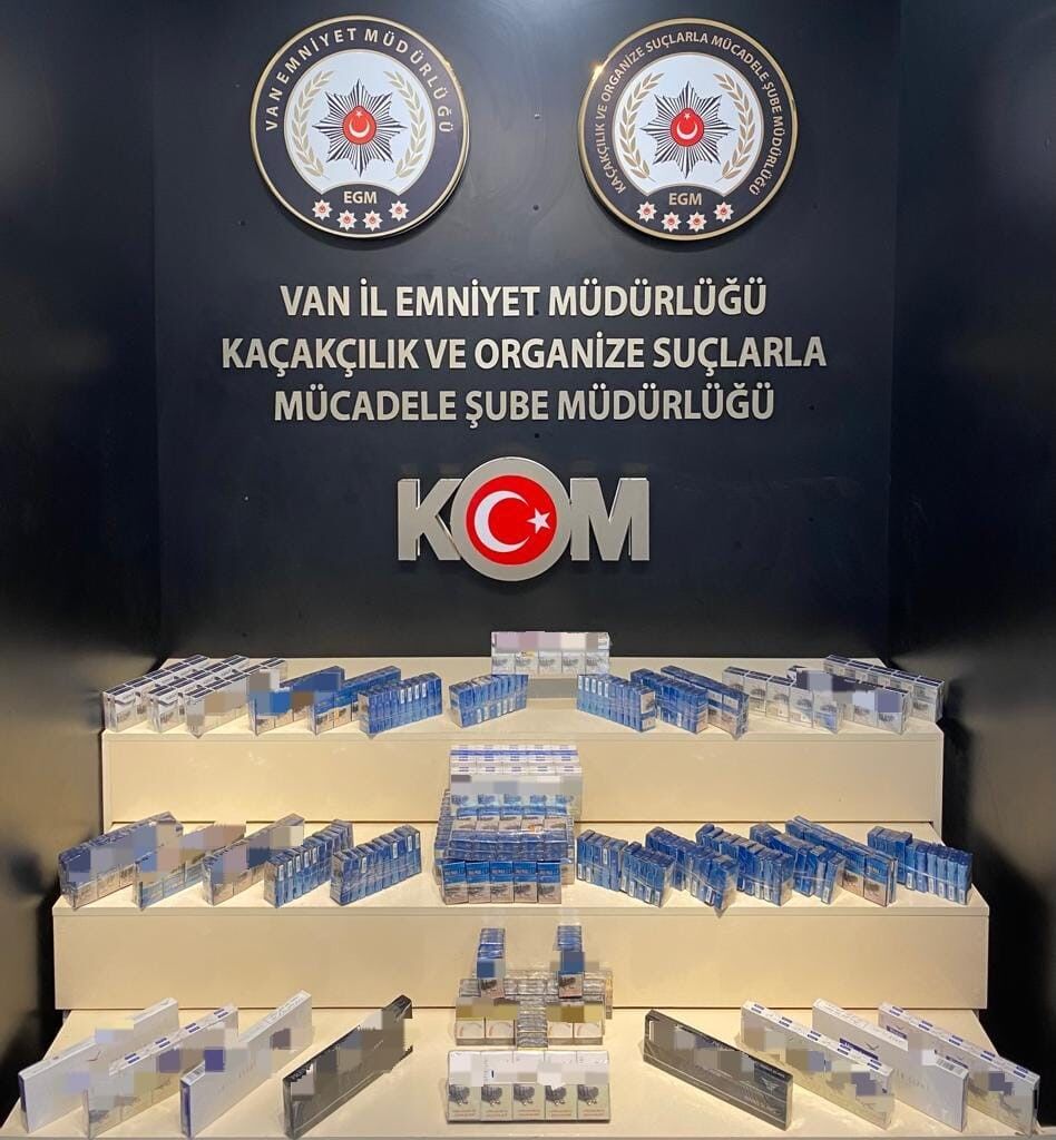 Van’da gümrük kaçağı malzemeler ele geçirildi