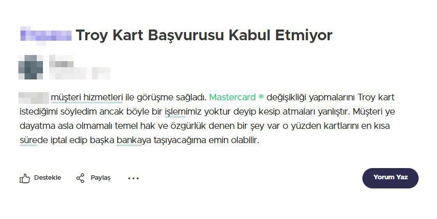 Bankalardan TROY yokuşu!