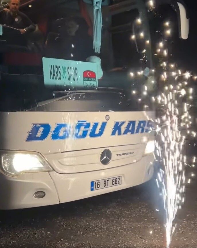 Kars 36 Spor Giresun’a hareket etti