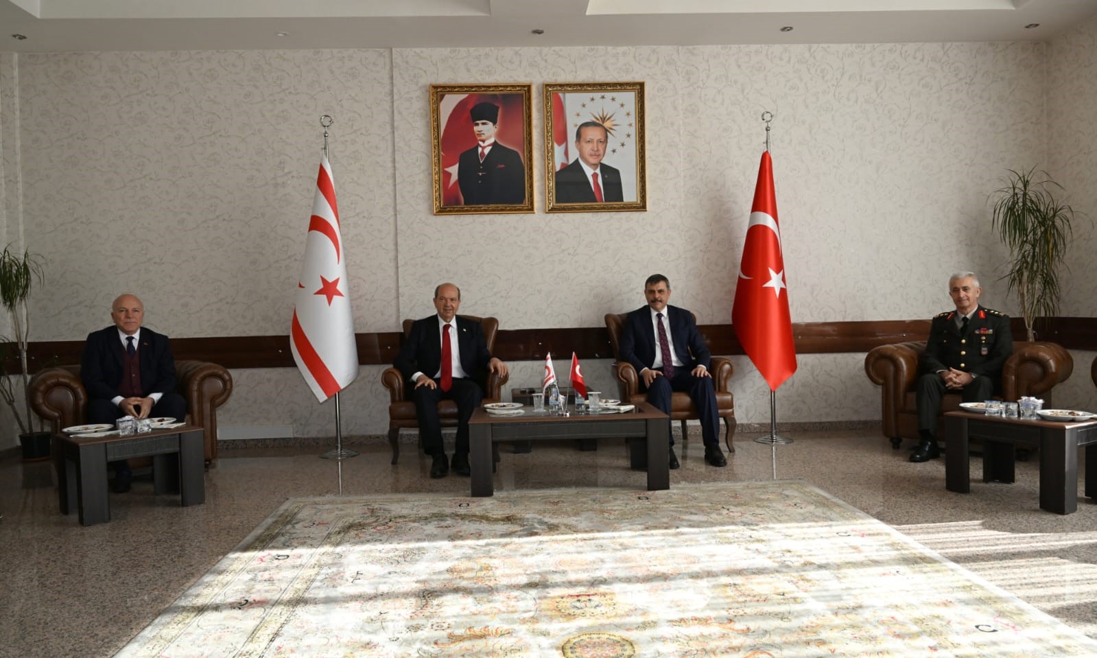 KKTC Cumhurbaşkanı Ersin Tatar Erzurum’da