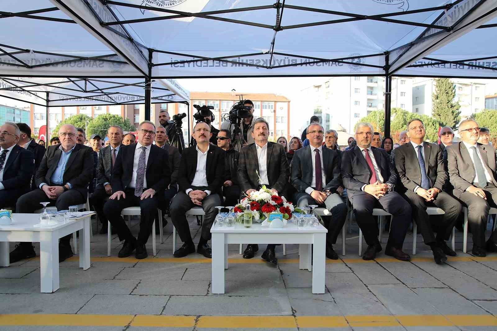 Bafra’da yapılan 1 milyar 165 milyon liralık yatırımlara görkemli açılış