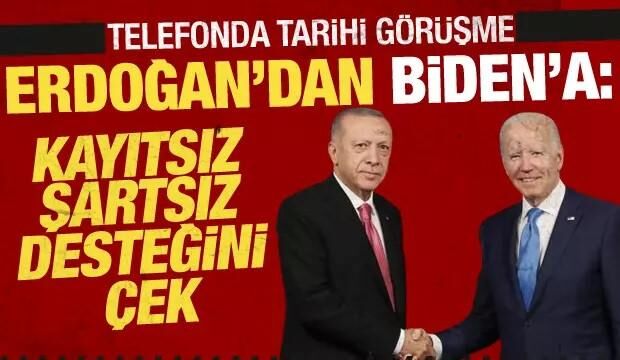 Cumhurbaşkanı Erdoğan'dan, Gazze için diplomatik seferberlik!