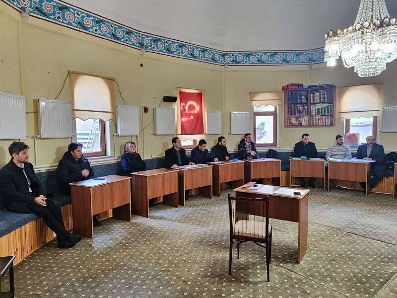 Ezanı Güzel Okuma Hizmet İçi Eğitim Kursu devam ediyor