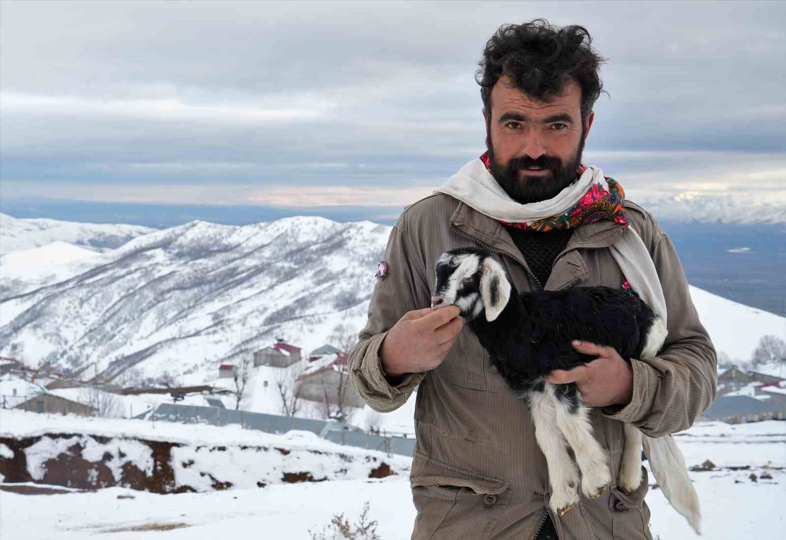 Muş’ta yüksek rakımlı köyler kara gömüldü