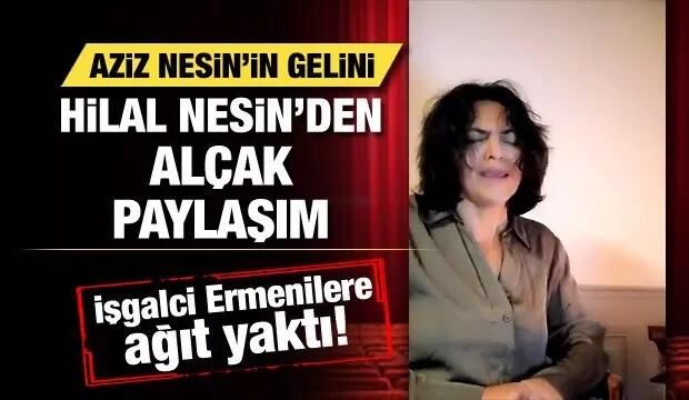 Aziz Nesin'in gelini Hilal Nesin Mehmetçik'i hedef aldı!