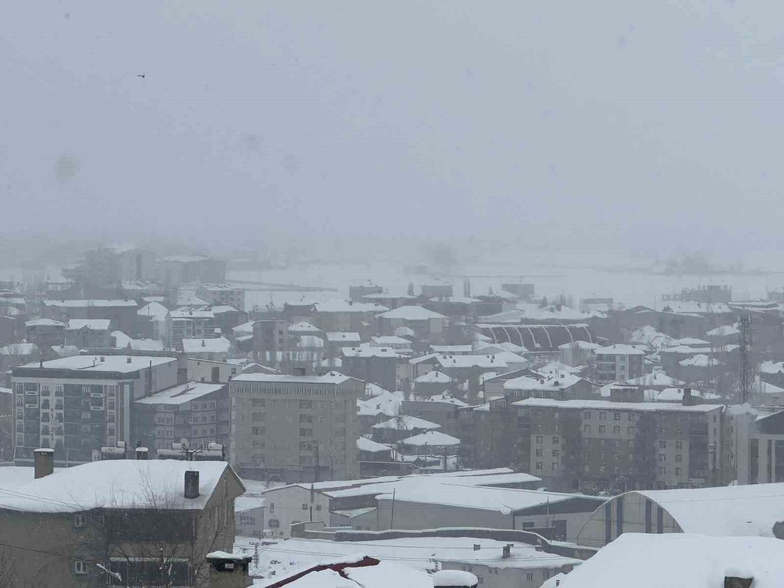 Yüksekova’da uçak seferlerine kar engeli