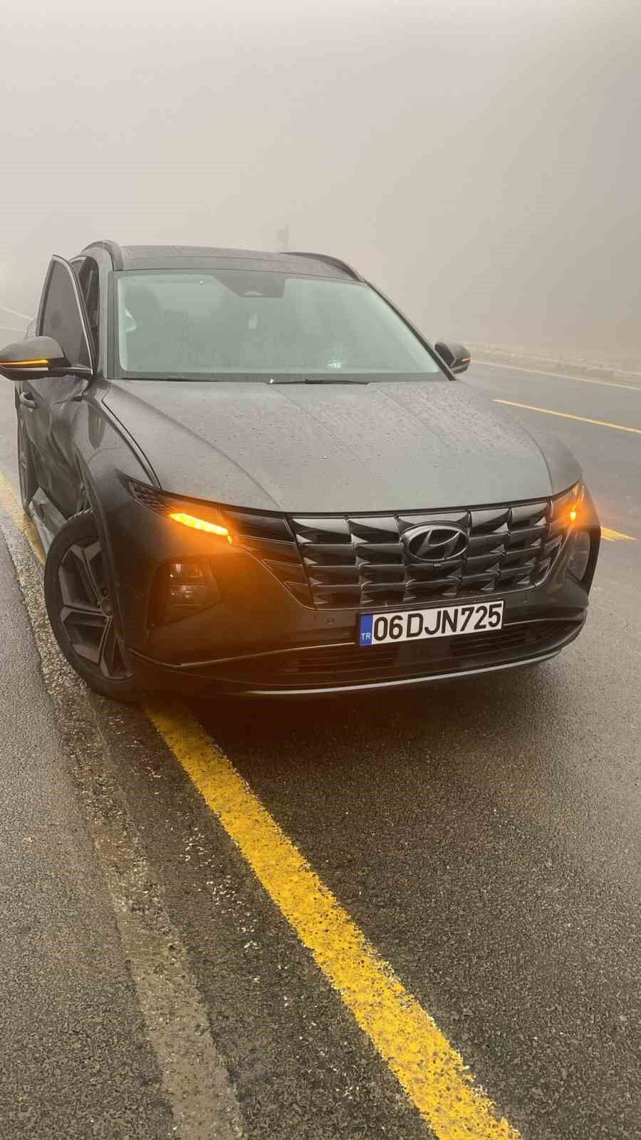 Bolu Dağı’nda sis nedeniyle 3 araç birbirine çarptı: 1 yaralı