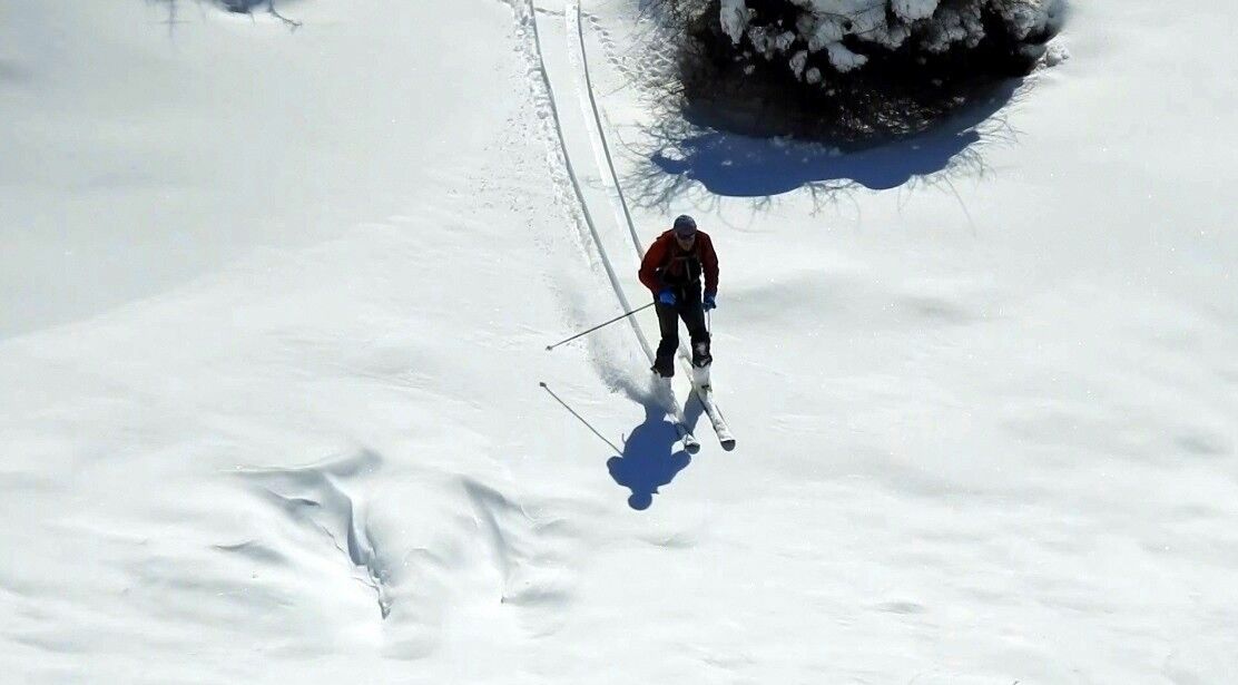 Munzur Dağlarında dağ kayağı keyfi