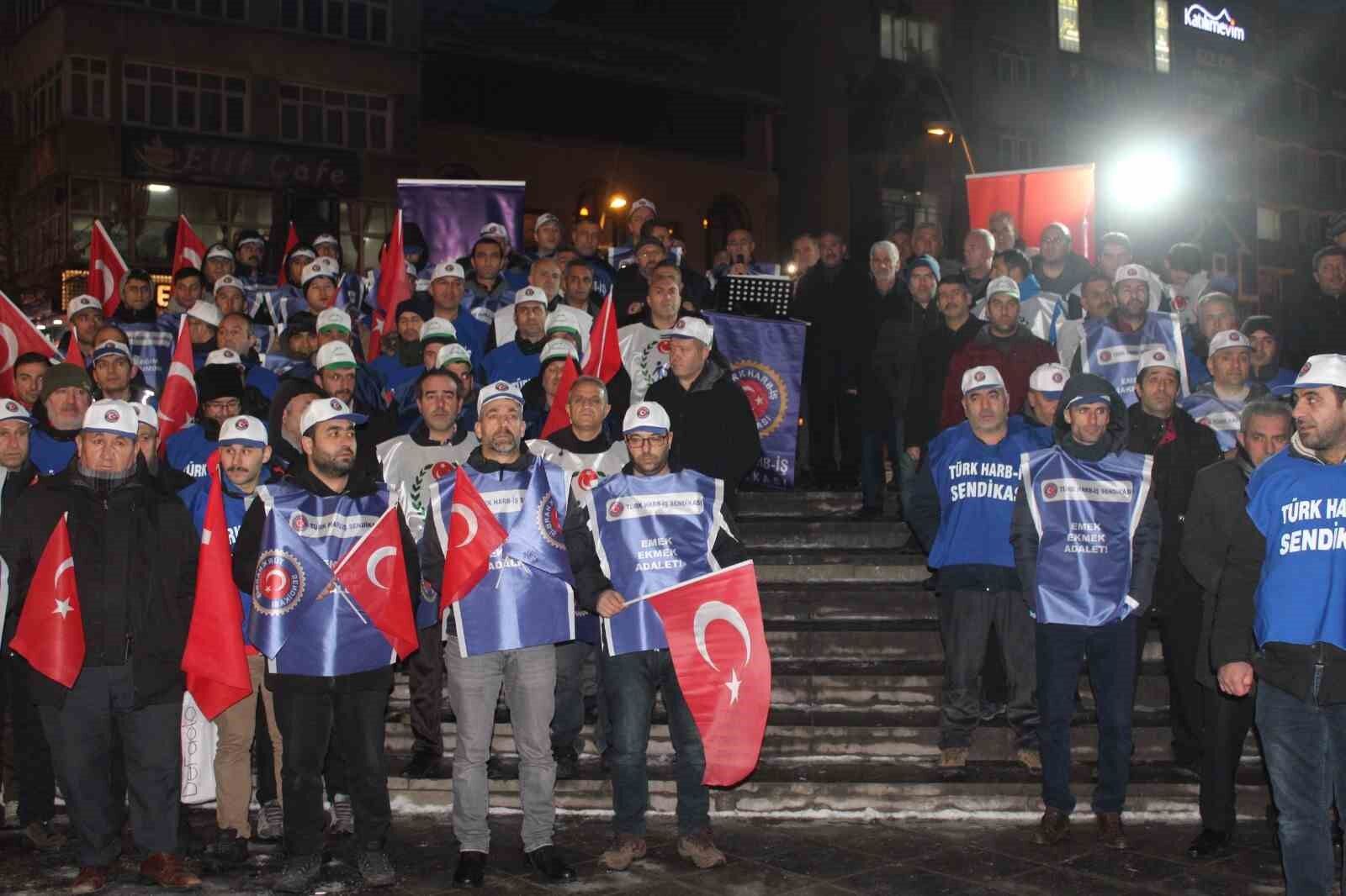 Harb-iş sendikası üyeleri özlük haklarında iyileştirme istedi