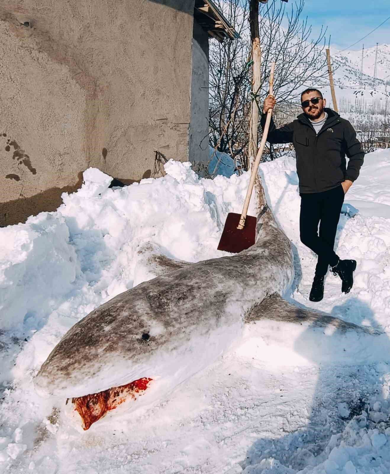 Kardan ‘köpek balığı’ yaptı