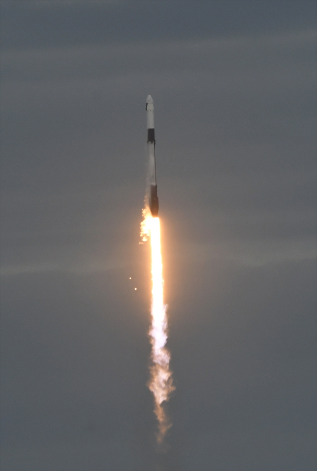 İlk Türk Astronot Alper Gezeravcı'nın uzaya fırlatıldığı anlar