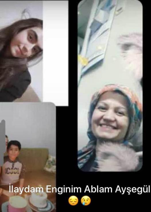 Depremde oğlunu, gelinini ve torunlarını kaybeden yaşlı kadın mezarlıktan ayrılamıyor