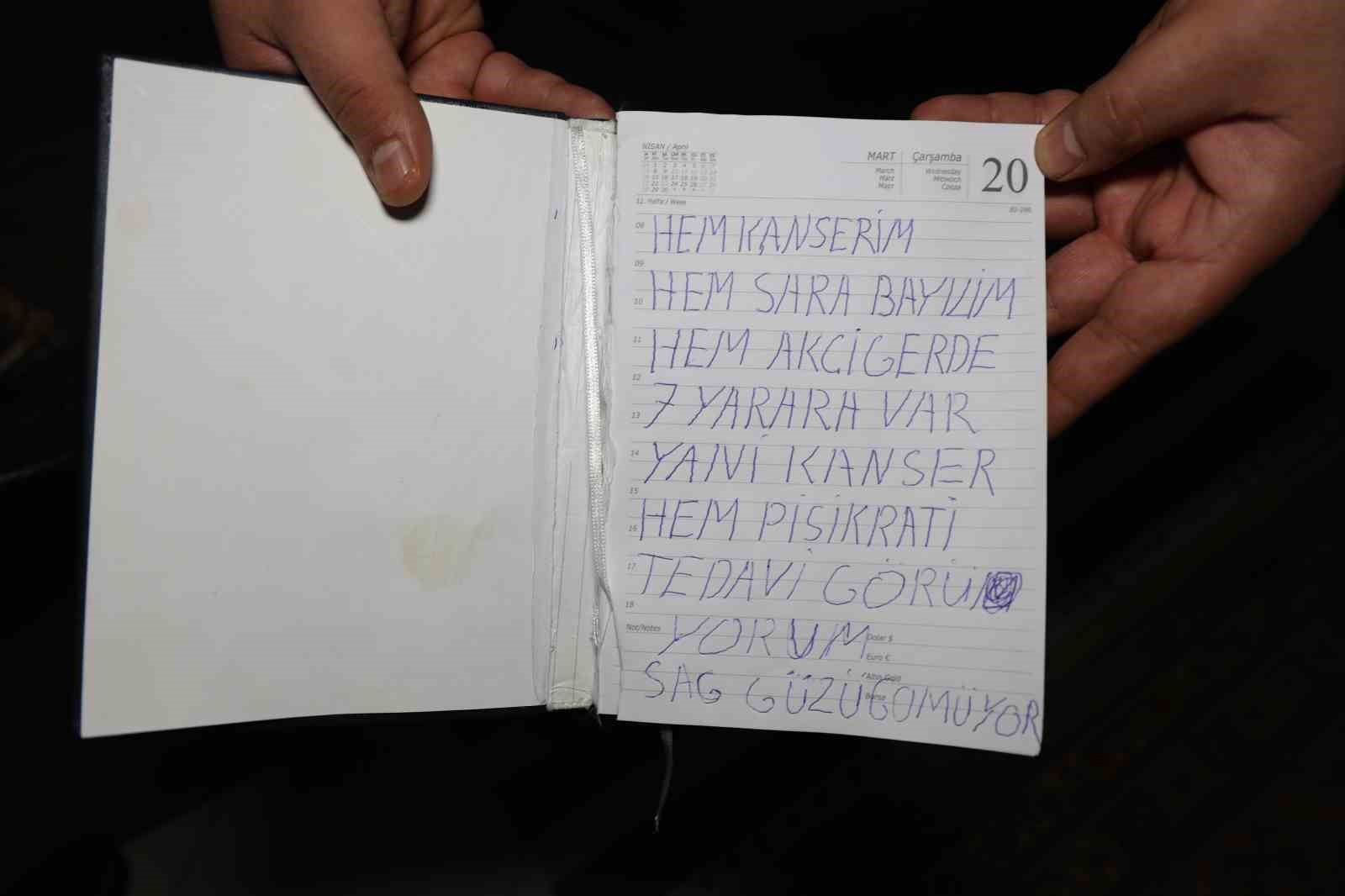 Hırsızın eli kanser hastası yaşlı adamın ekmek teknesine uzandı