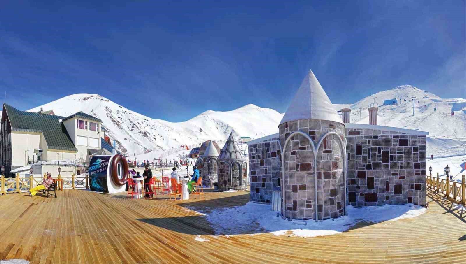 Kış turizminin parlayan yıldızı ’Palandöken’