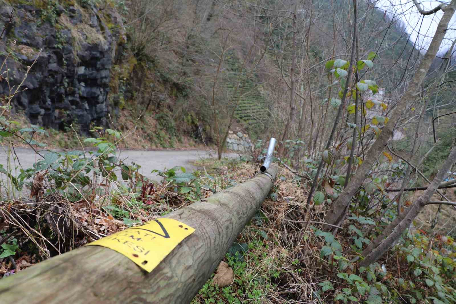 Bu köyün başı elektrik direkleri ile dertte