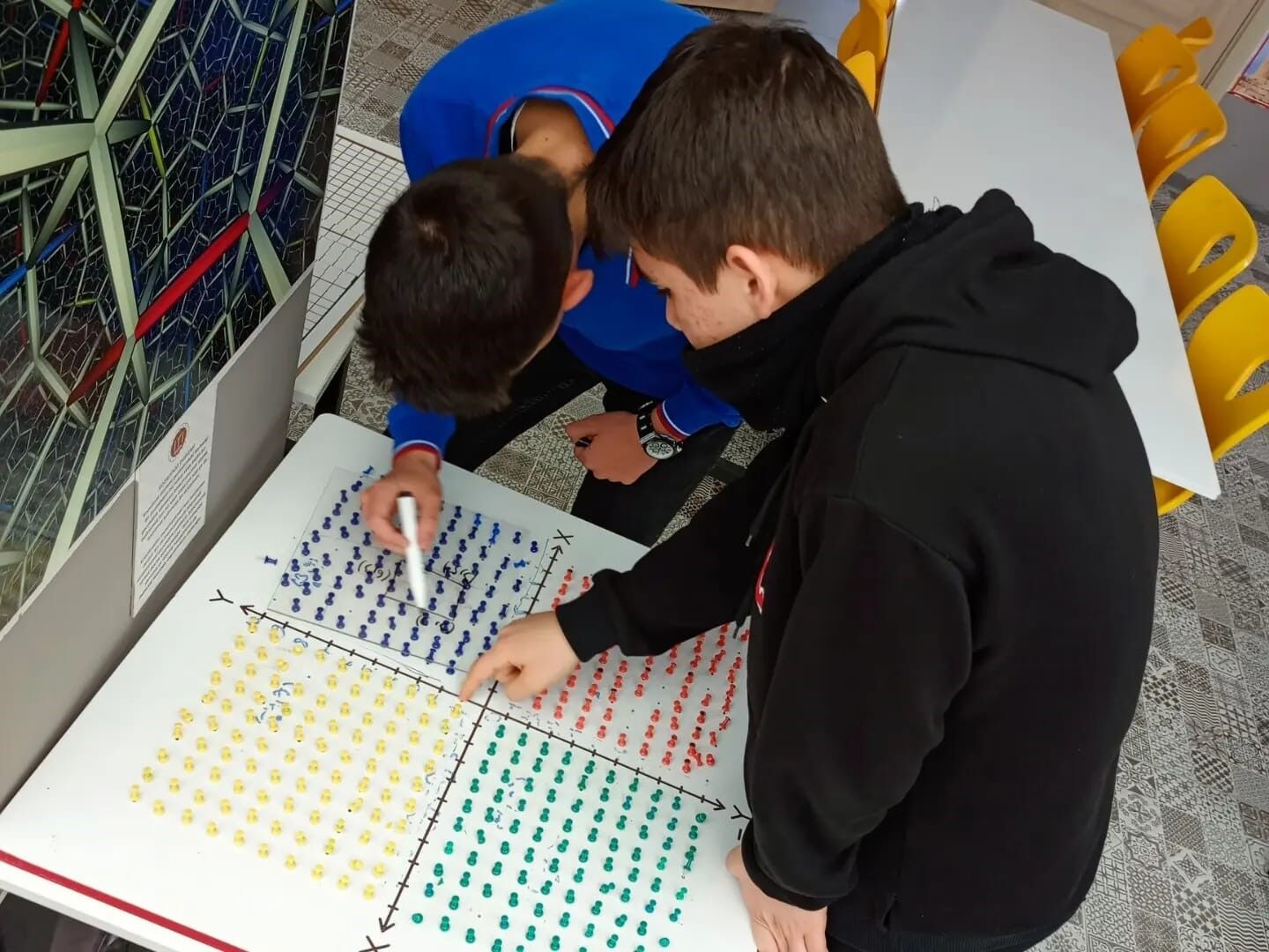 Matematik müzesini bir haftada 475 öğrenci ziyaret etti