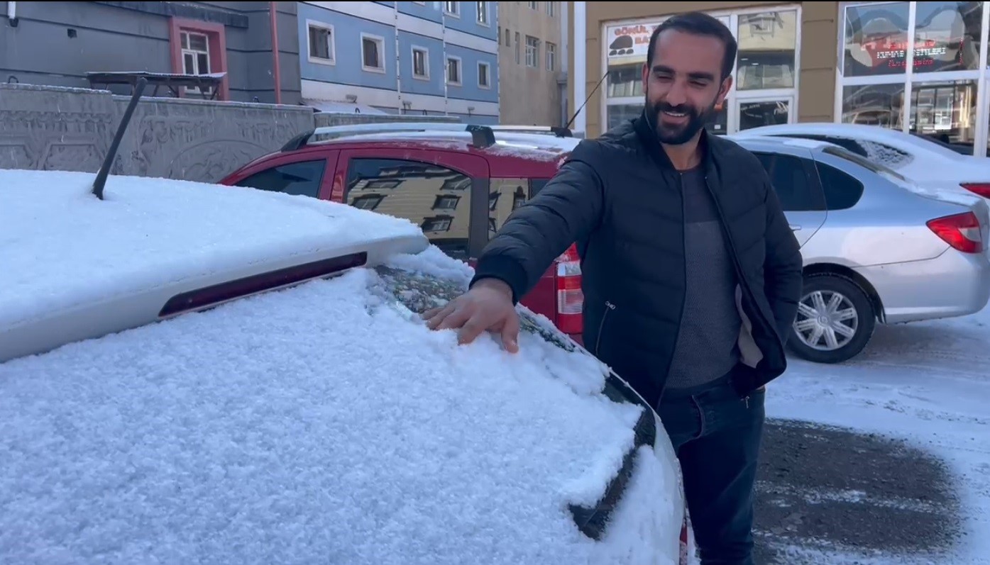 Sarıkamış’ta kar ve soğuk etkili oldu