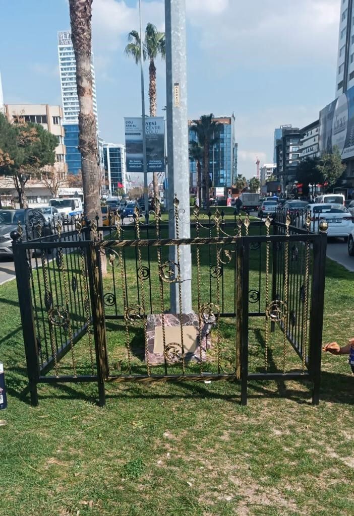 Fethi Sekin’in şehadete erdiği yerin etrafı koruma altına alındı