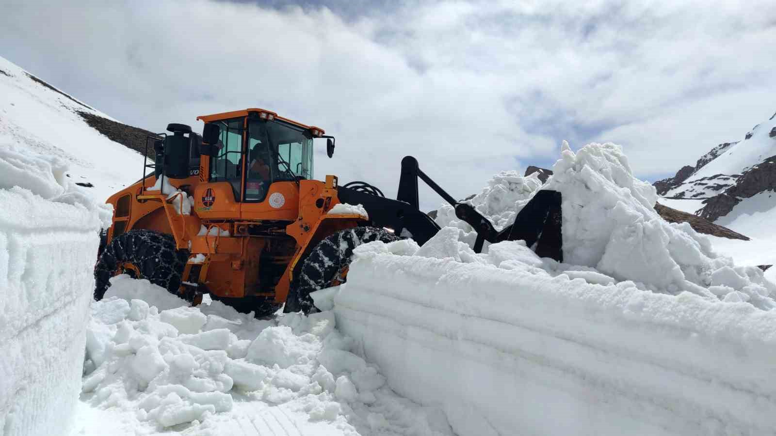 Kar kaplanları Nisan ayında da görevinin başında