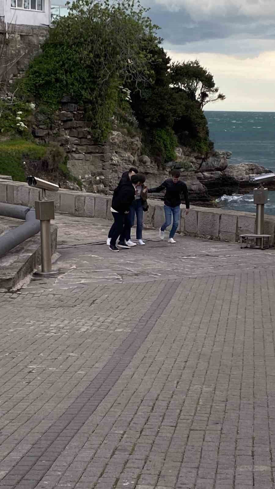 Amasra’da fırtına esareti