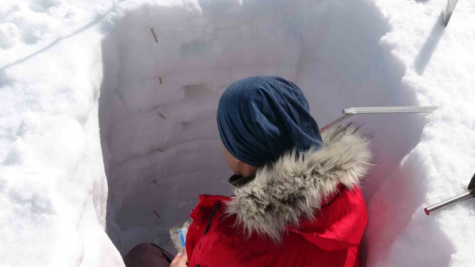 Palandöken’de güvenli pistler için çığ risk analizi