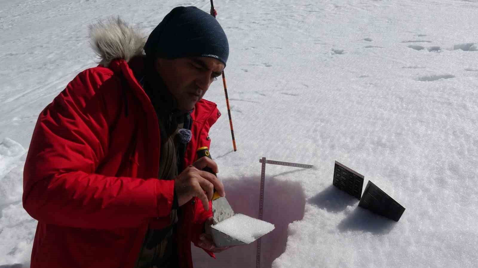 Palandöken’de güvenli pistler için çığ risk analizi