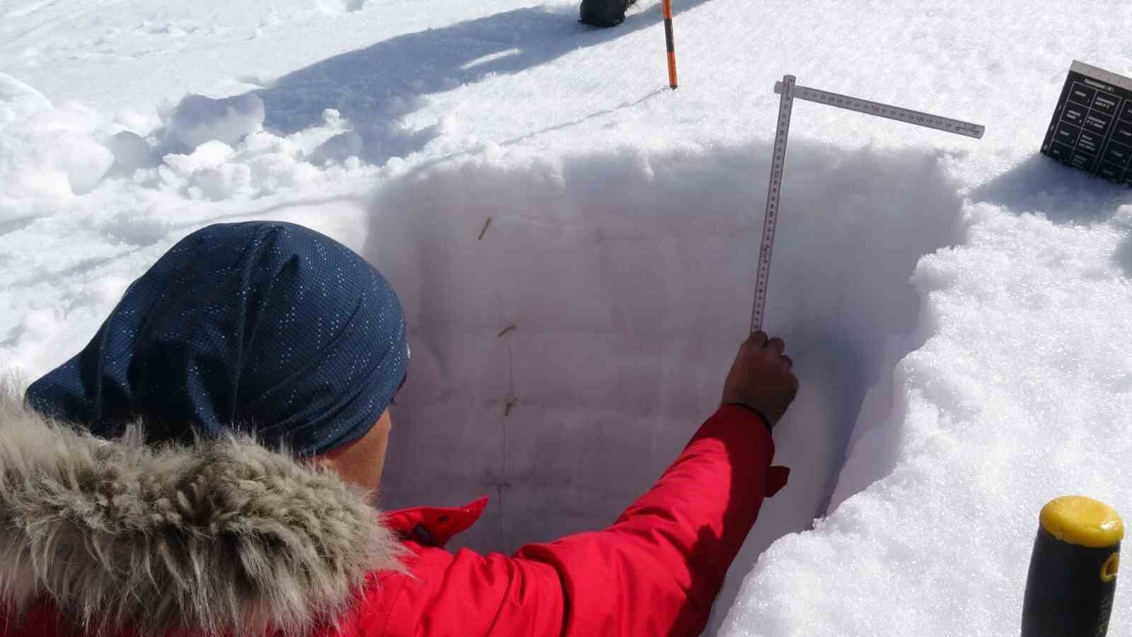 Palandöken’de güvenli pistler için çığ risk analizi