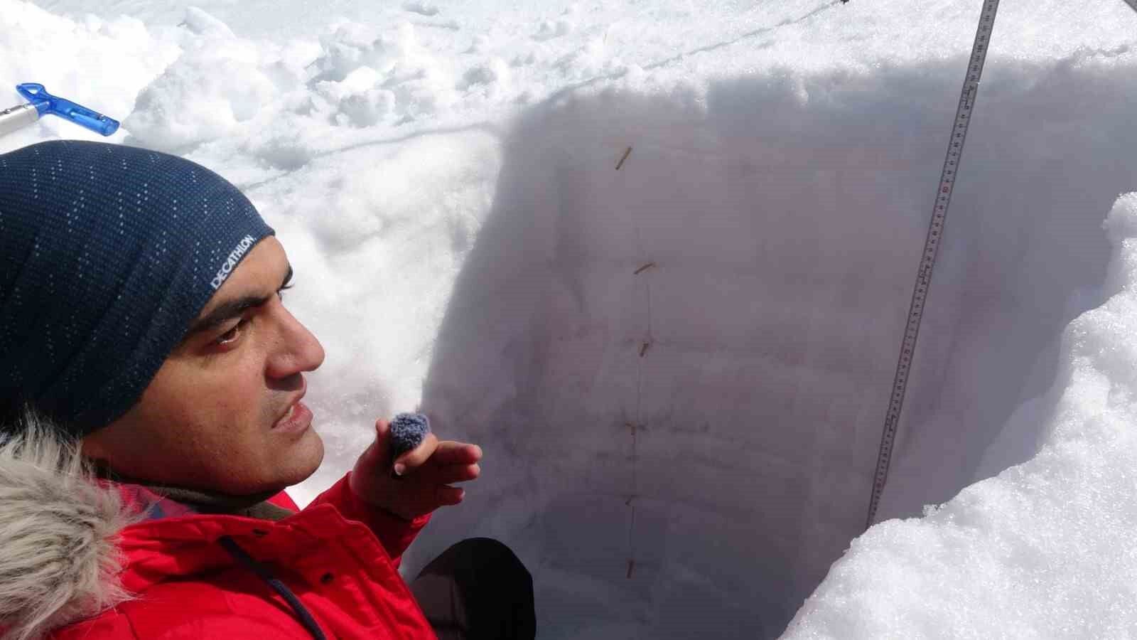 Palandöken’de güvenli pistler için çığ risk analizi