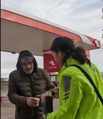 Motoruyla 81 ili gezen Saliha Özkan’ın Bingöl’den paylaştığı video milyonları aştı