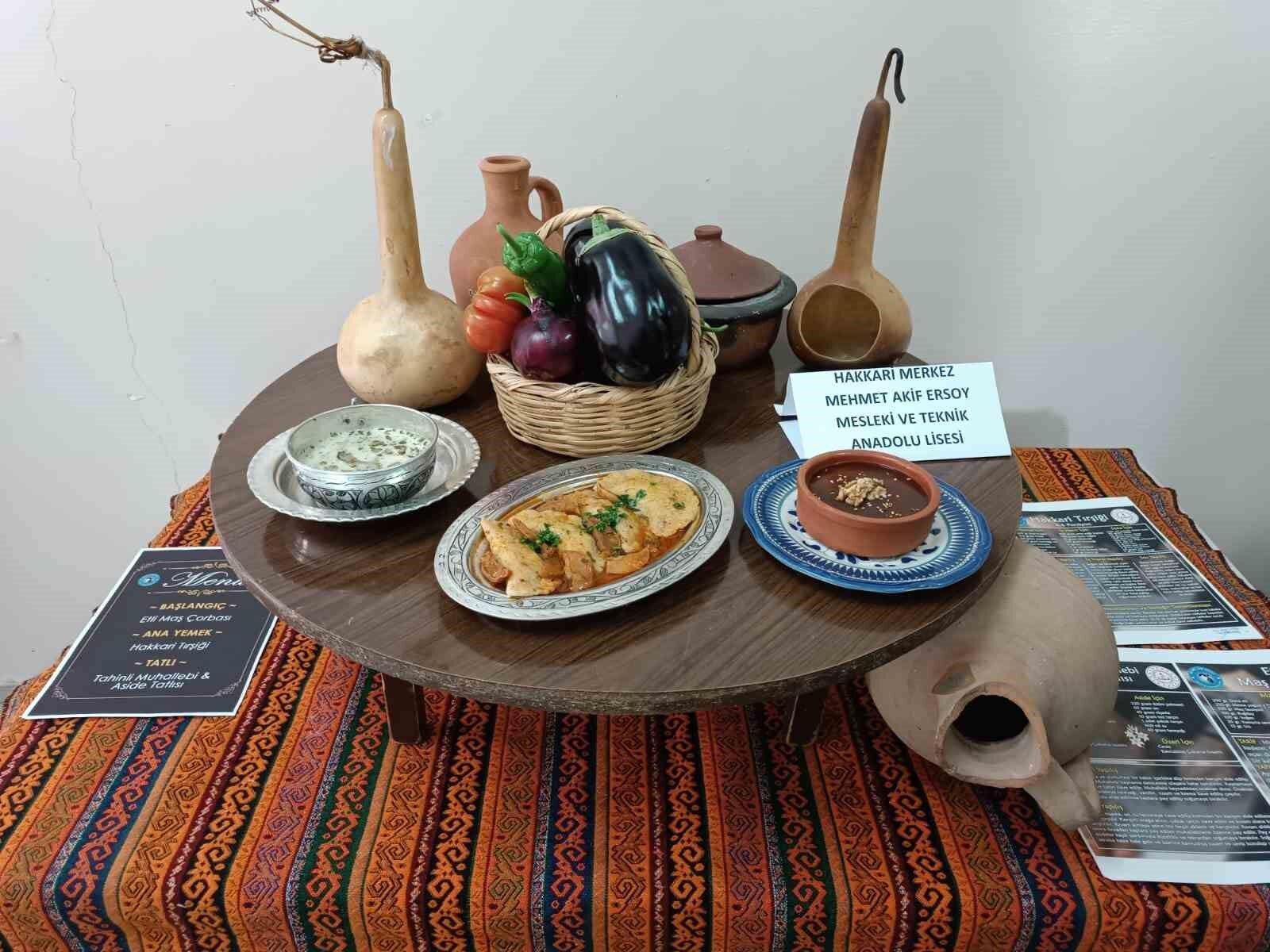 Hakkarili öğrenciler yemek yarışmasında birinci oldu