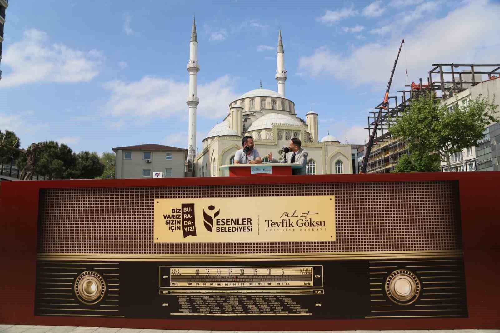 Esenler’de amatör radyocular mikrofon başına geçti