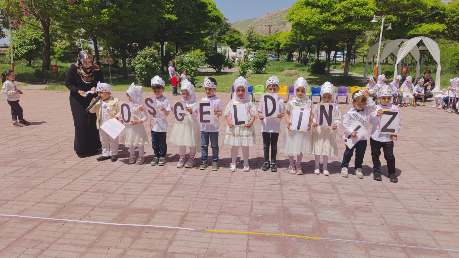 4-6 yaş Kur’an kursu öğrencilerinden Filistin hassasiyeti