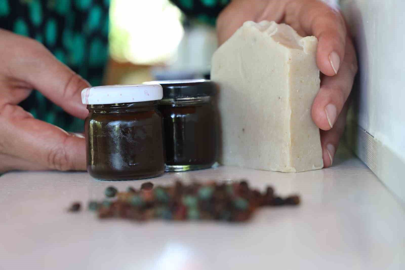 Hobi olarak başladı şimdi 45 çeşit sabun üretiyor