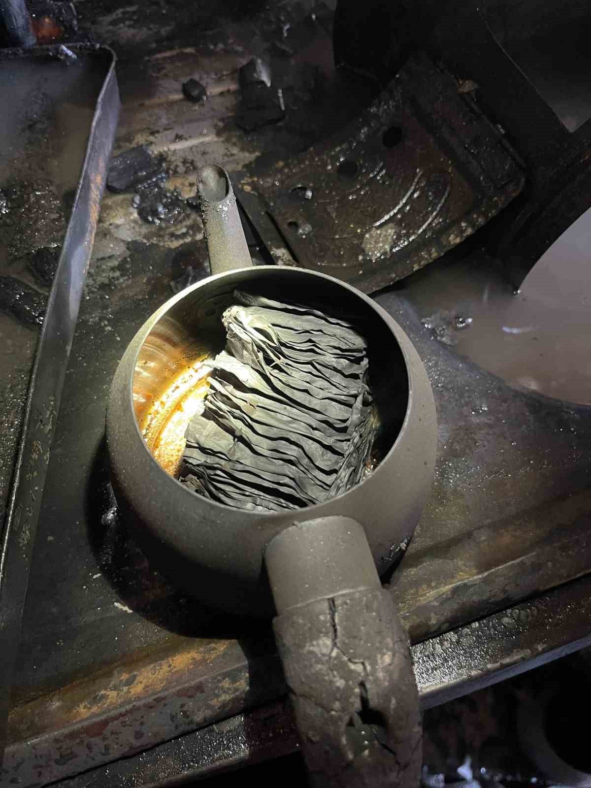 Van’da konteyner yangını