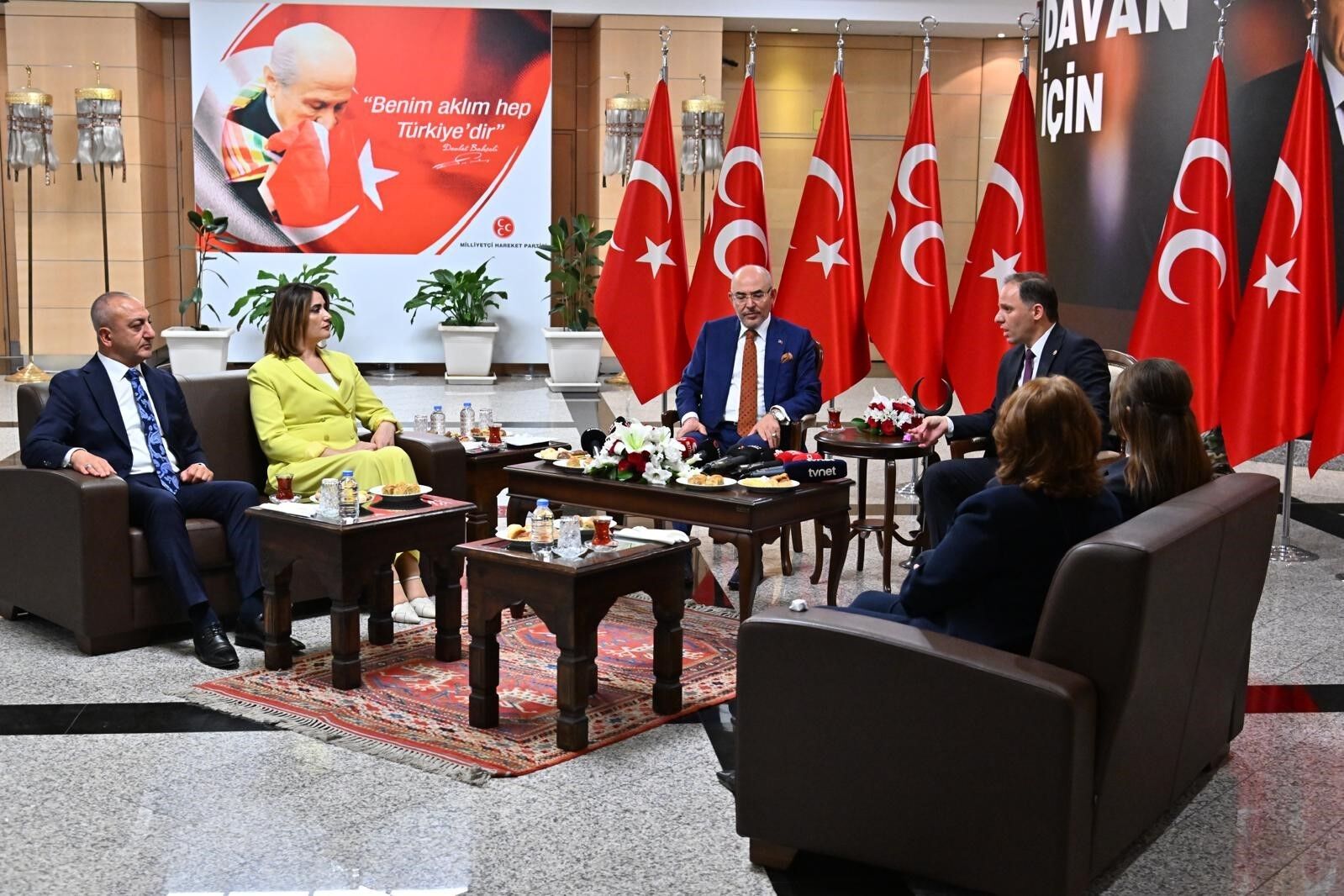 CHP heyetinden MHP’ye bayram ziyareti